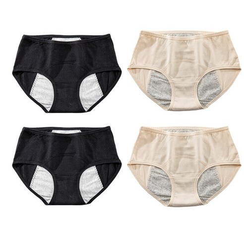 매일매일 편안함을 선물하는 속옷, 센스베이직 순면 위생팬티 4종 세트 리뷰 생리팬티