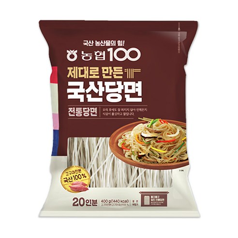 농협식품 제대로 만든 국산 전통당면, 400g, 1개 - 당면 | 쿠팡