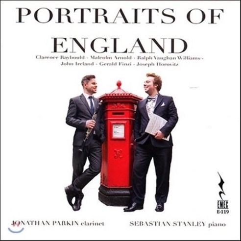 VARIOUS - PORTRAITS OF ENGLAND/ JONATHAN PARKIN SEBASTIAN STANLEY 잉글랜드의 포트레이트: 영국의 클라리넷 음악 - 조나단 파킨 독일수입반, 1CD