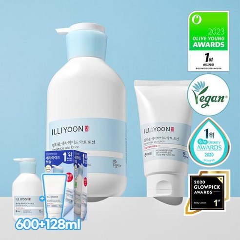 일리윤 [3년연속/올영1위] 세라마이드아토로션 600+128, 로션600ml+128ml, 1개, 128ml