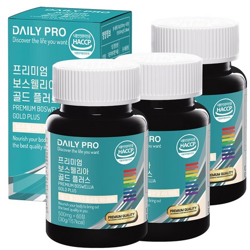 데일리프로 프리미엄 보스웰리아 골드 플러스, 60정, 3개, 30gg