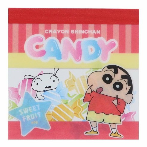 크레용신짱 짱구 흰둥이 부리부리 미니 메모지 떡메모지, CANDY짱구
