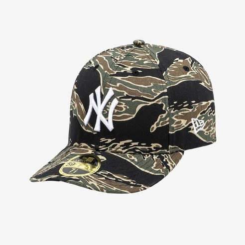 [국내 매장판] 뉴에라 모자 볼캡 공용 MLB 카모 팩 뉴욕 양키스 로우 프로파일 사이즈캡 타이거 13086199 668503, 738