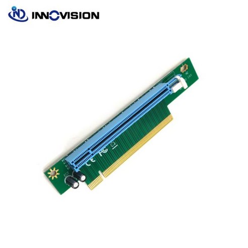 라이저케이블 PCIE 라이저 카드 PCI E 익스프레스 16X 90 도 어댑터 1U 컴퓨터 서버 섀시용 고품질 신제품, 1개