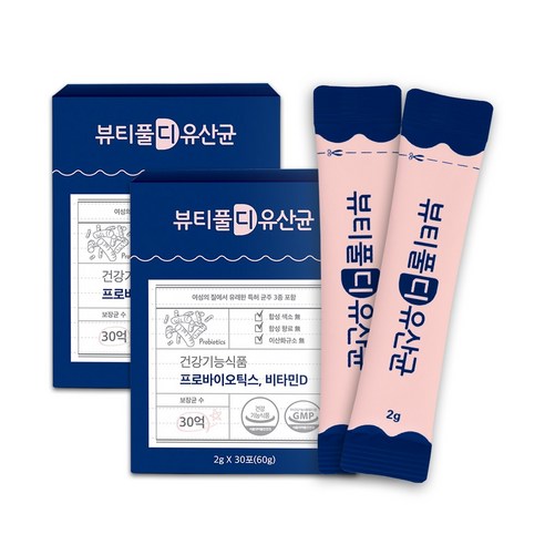 톡투허 뷰티풀D 임산부 여성 질 유래 유산균 뷰티풀디유산균, 30개입, 2개월