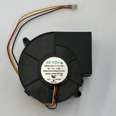 DC FAN 97mm x 33T 쿨링팬 (냉각팬 블로워팬) RDB9733B18M-FA / 인덕션용 / 18V