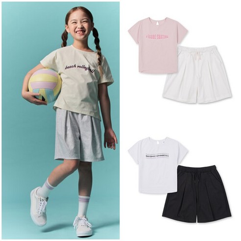 탑텐키즈 여아) 밸런스 소로나 쿨폰테 쇼츠셋트(MKE2IP2401)