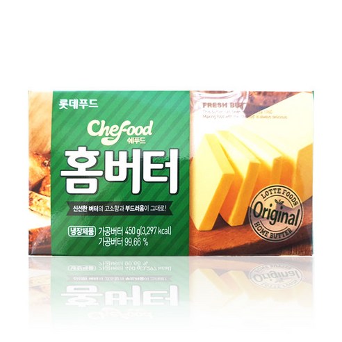 홈버터 무염 롯데, 450g, 2개 앵커버터