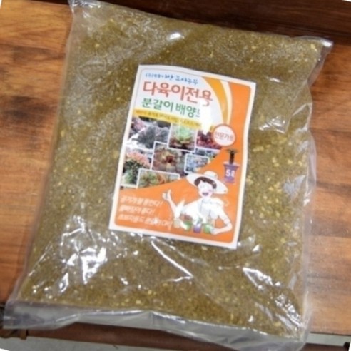다타 마이산 다육이 전용 분갈이 흙 5L 전문가용 화단흙