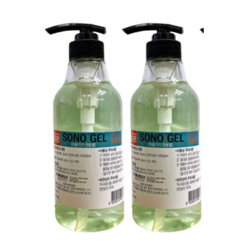 고주파 저주파 전용 소노젤 sono gel 500ml, 2개