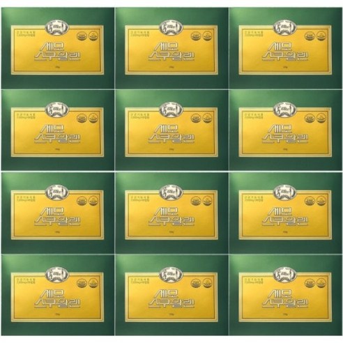 세모스쿠알렌 2g 60캡슐 12곽