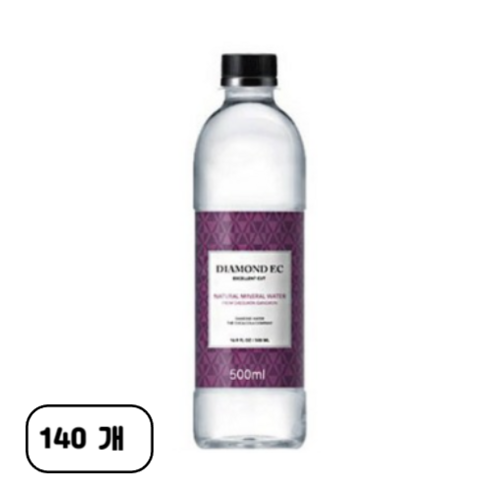 휘오 다이아몬드 EC 네추럴 미네랄 워터, 500ml, 140개