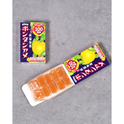 세이카 본탄 아메 45g 일본 전통 감귤맛 쫀득한 젤리 캔디