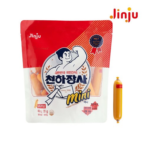 천하장사 오리지날 미니 간식 소시지, 400g, 1개