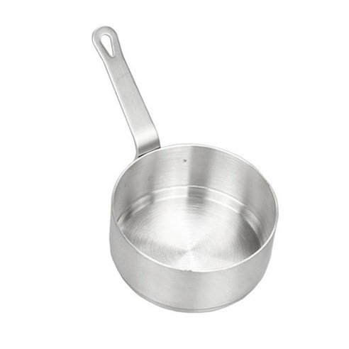 미니 우유 팬 소형 스테인리스 스틸 냄비 논스틱 주방 조리기구 실버 50ml 100ml 가능, 스테인레스 스틸, 1개