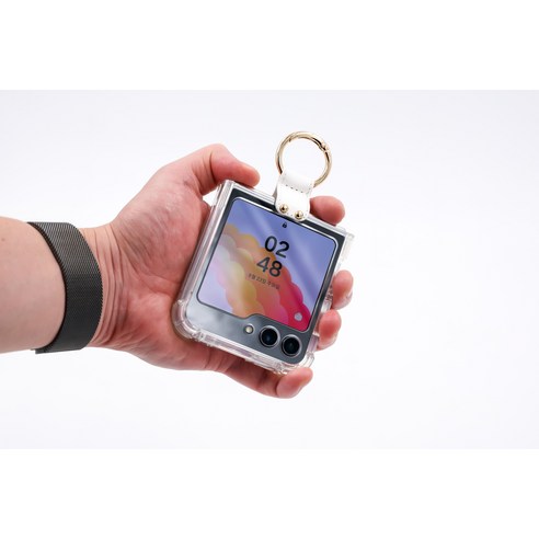 갤럭시 Z 플립5에 스타일, 보호, 편리함을 모두 제공하는 맥세이프 링핏 TPU PC 범퍼 케이스