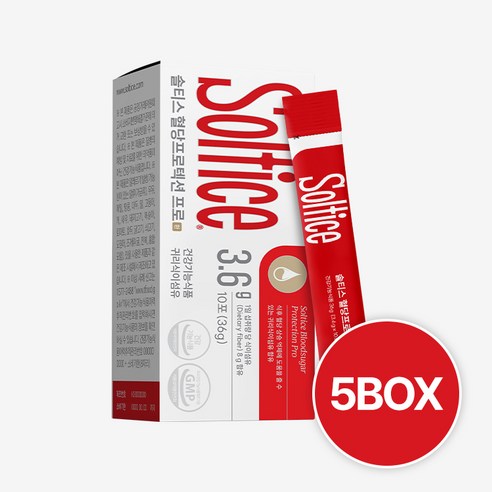 솔티스 혈당 프로텍션 프로 아틱오트 식후 영양제 당에 좋은 건강기능식품, 36g, 5박스