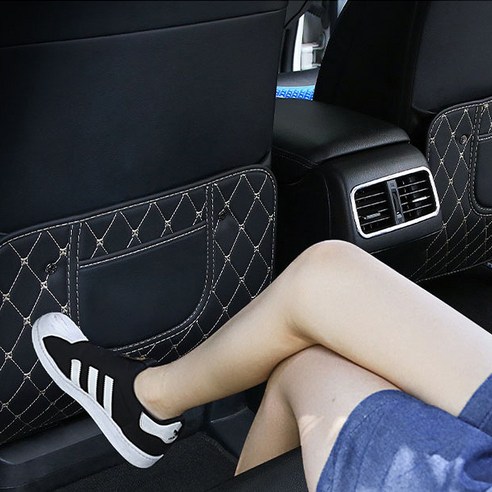 고드림 포턴 차량용 자동차 포켓형 뒷자석 어린이 킥매트 시트 보호 백 시트