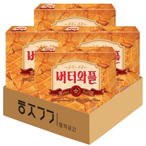 크라운 버터와플 316g 4개 세트