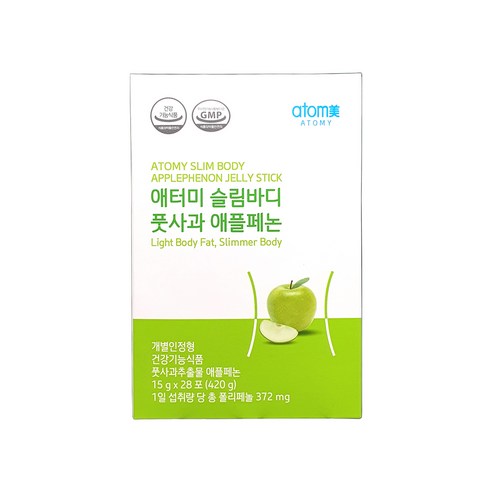 애터미 풋사과 애플페논 다이어트 젤리스틱(15gX28포)
