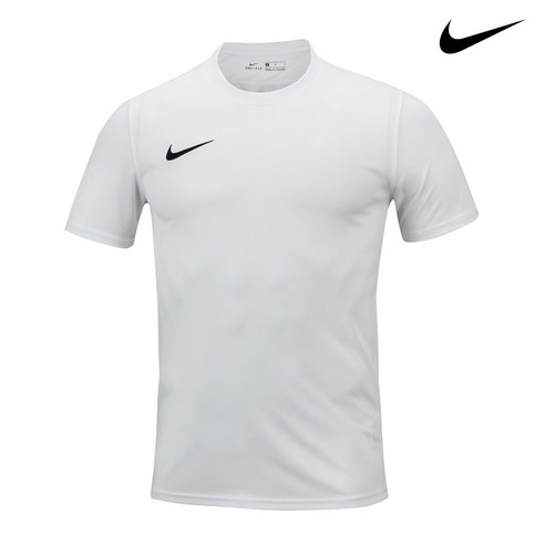 나이키(NIKE) 드라이 파크7 저지 반팔 티셔츠 BV6708100 화이트 남여공용 축구 헬스 러닝 운동복 유니폼 상의