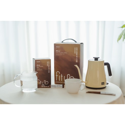 건강하고 편리한 단백질 커피의 혁명, 카페 컴포어 스테비아 단백질 커피 믹스