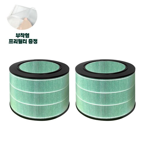 [호환] LG 공기청정기 퓨리케어 360 필터 2개 세트 AS171DWFC AS280DWFC AS281DWFC AS180DWFC AS301DWF, 1세트, 온리헤파 2개