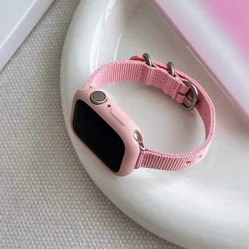 [용꼬리용용] 애플워치 스트랩 베스트 모음 SE 3 4 5 6 7 8, 40mm, 핑크