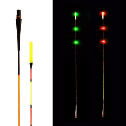 수광 장대찌 리필용 찌탑 왕방울 장대 민물 LED 스마트전자찌 배터리포함, 1개, 단일색상(1호 32cm)