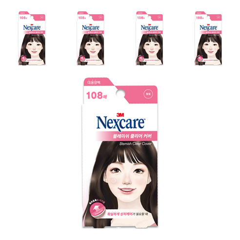 넥스케어 3M 블레미쉬 클리어 커버, 108개입, 5개