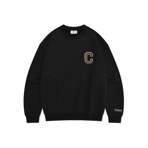 커버낫 C 로고 맨투맨 블랙 CO2403CR01BK 518662