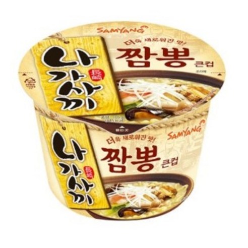 삼양 나가사끼짬뽕 큰컵 105g, 16개