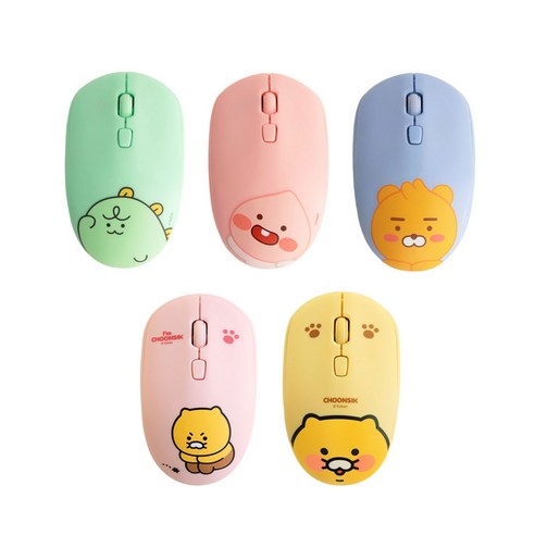 카카오프렌즈 저소음 무선마우스 1+1 춘식이 라이언 죠르디 어피치, 14. D_볼빨간 얼굴 춘식이+E_열심 춘식이, 색상 haste2미니무선마우스 카카오프렌즈 저소음 무선마우스 1+1 춘식이 라이언 죠르디 어피치, 14. D_볼빨간 얼굴 춘식이+E_열심 춘식이, 색상 haste2미니무선마우스