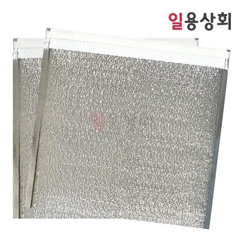 [ILYONG] 은박 보온 보냉 백 팩 봉투 AL 500x500mm 양면테이프형 500개, 단품