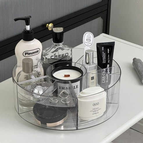 굴러다니는 화장품, 이젠 안녕! 루시아이 회전 정리함으로 깔끔한 화장대 완성 ✨ 회전정리함