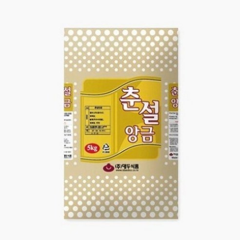 대두식품 춘설앙금57H 5kg, 3개, 5kg