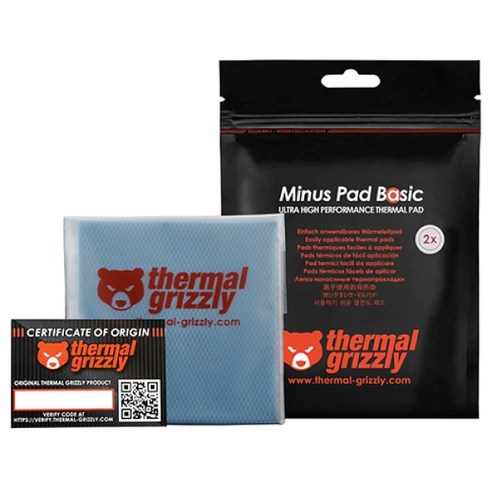 [Thermal grizzly] Minus Pad Basic [써멀패드] [100x100] [0.5mm]