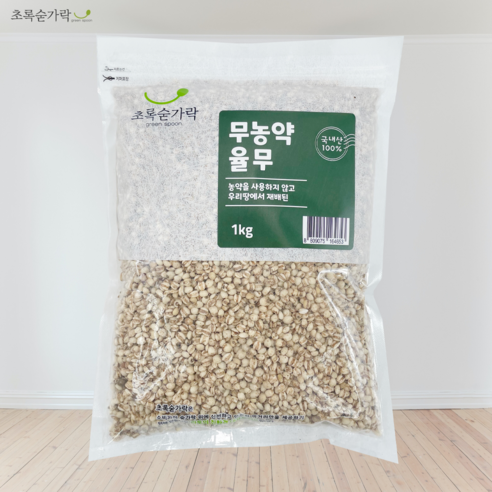 초록숟가락 무농약 율무쌀 1kg, 1개