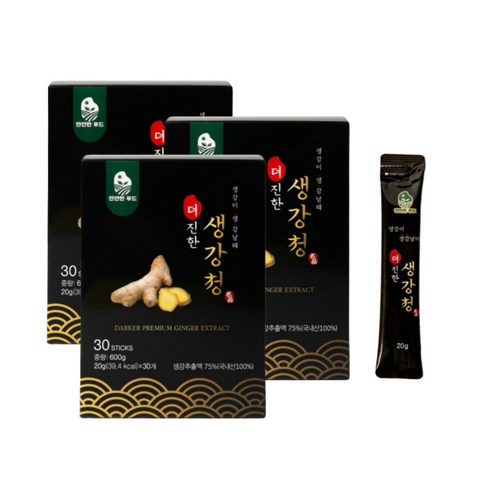 깐깐한푸드 더 진한 생강청, 3박스, 30포, 20g