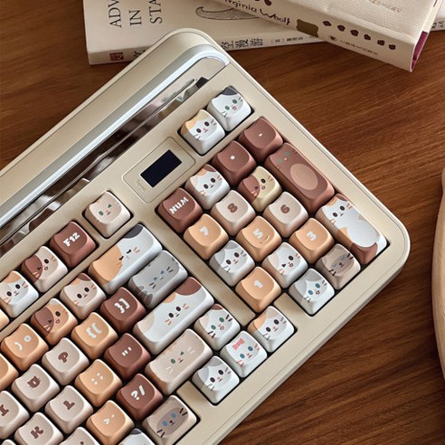 고양이 키캡으로 나만의 키보드를 꾸미세요