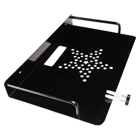 DVD 벽 마운트 선반 브래킷 알루미늄 벽 마운트 선반 브래킷 / 홀더 / TV 상자 라우터 미니 PC TV 액세서리 용 스탠드, 하나, 검정