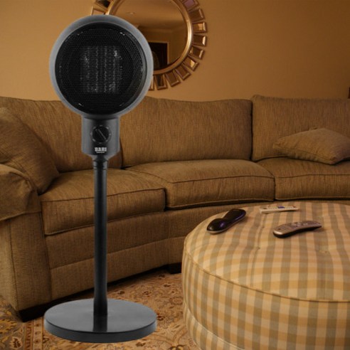 온풍기 써큘레이터형 PTC 스탠드 팬히터, 다양한 장소에서 사용 가능, 각도조절, 자동전원차단, 온도조절 가능, 송풍/온풍 기능, 과열방지기능 탑재, KC인증 받음, 제조국 중국