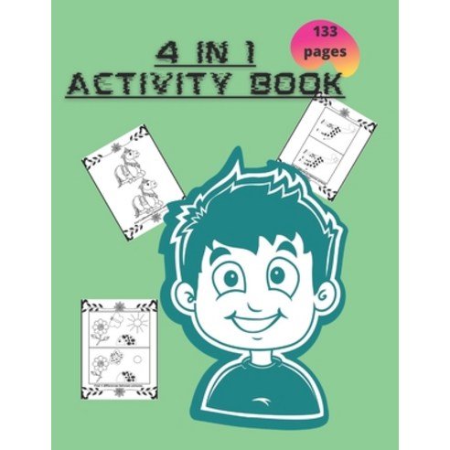 4 in 1 activity book: activity book for kids and adults Paperback, Independently Published, English, 9798734195703