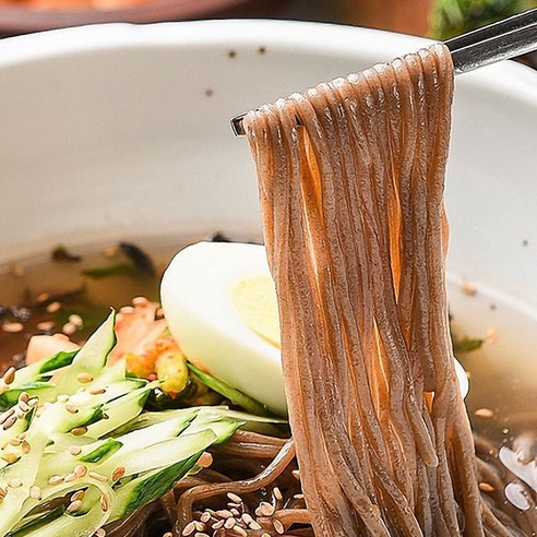 [동해막국수] 47년 강릉노포 맛집 물막국수 (감자메밀면+육수) / 쫄깃한 식감, 시원 슴슴한 육수, 2세트, 450g