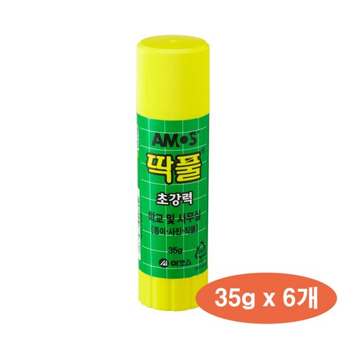 아모스 딱풀, 35g, 6개