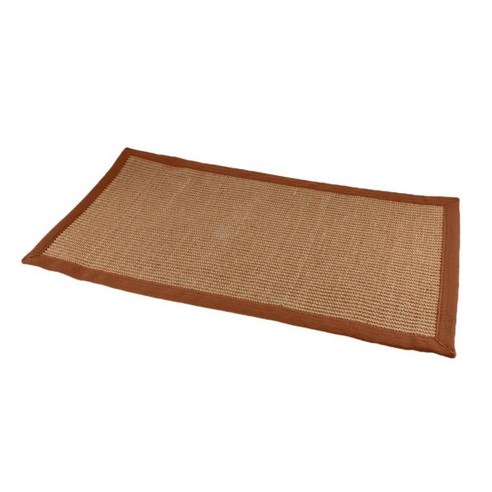천연 섬유 손으로 짠 사이잘삼 러너 러그 - C 블랙 에지 75x120cm, 갈색 가장자리 75x120cm, Sisal