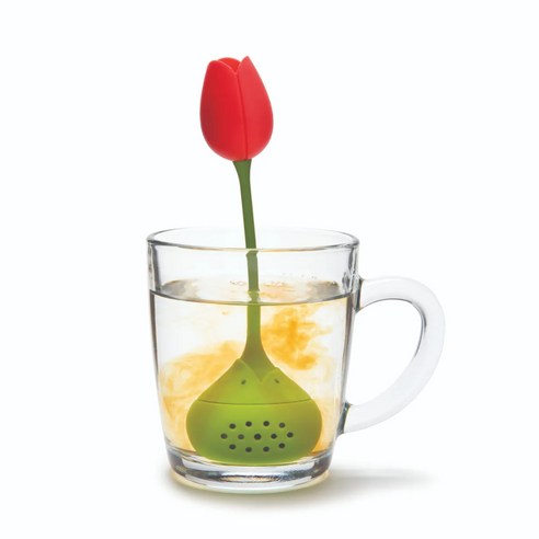 붉게 피어나는 향긋한 티타임, 오토토 튤립 티 인퓨저 레드