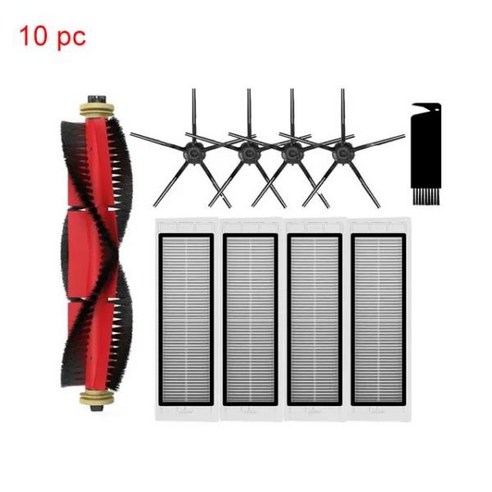 샤오미 Mi 로봇 S SDJQR0RR SDJQR02RR SDJQR03RR Roboeock E3 S4 S4 Max S5 용 메인 사이드 브러시 진공, 06 set 6
