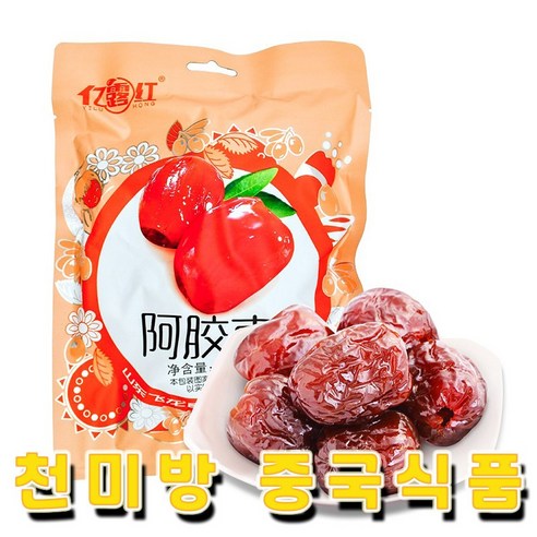 [천천중국식품]아교 꿀대추 220G, 1개