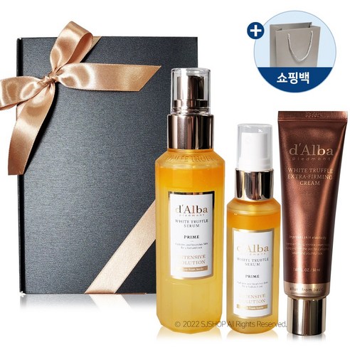 [선물포장] 달바 화이트 트러플 프라임 인텐시브 세럼 100ml + 50ml + 퍼밍크림 50ml 최신상 시즌4 선물세트_SJ